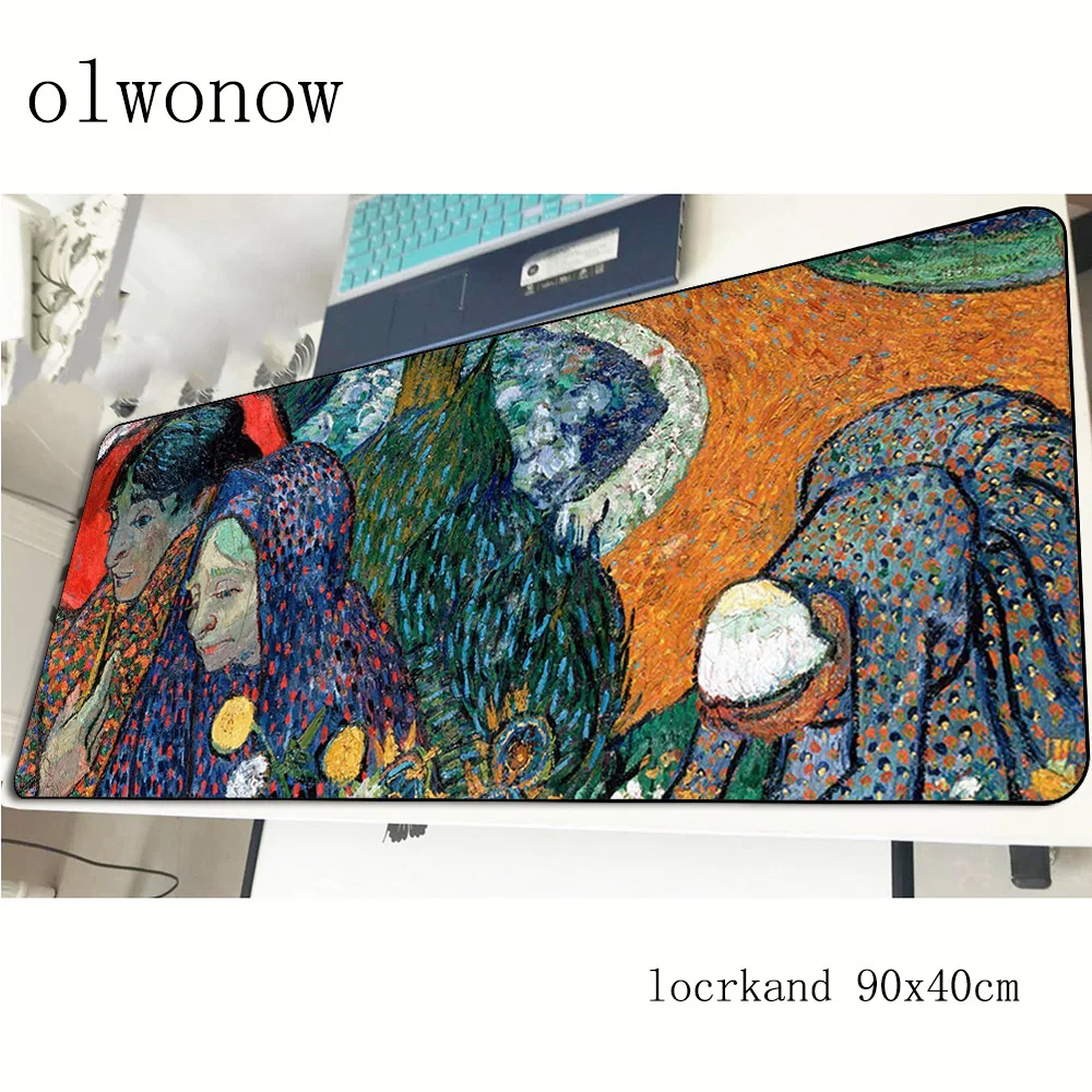 Коврик для мыши van gogh cool new 900x400x2 мм коврик лучший игровой геймер очаровательные