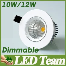 Природа Белый 4500 К 10 Вт 12 Вт Dimmable УДАРА Потолочные Светильники Высокого Качества 50000 К Часов Жизни Природы/холодный/Теплый Белый Живопись Белый