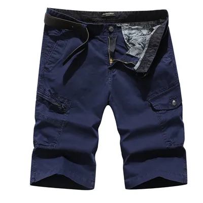 dark blue WOLFONROAD, летние мужские шорты с несколькими карманами, карго, спортивные брюки, тонкие, на открытом воздухе, для походов, кемпинга, треккинга, шорты, военные, армейские шорты - Цвет: dark blue