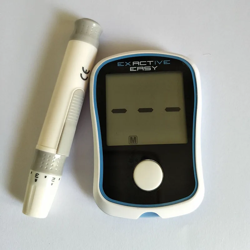 Exactive Easy Blood Glucose Meters Monitor Diabetics Test Glycuresis Monitor 50 strips, 50 Needles&Lancet+Blood Sampling Pen-6
