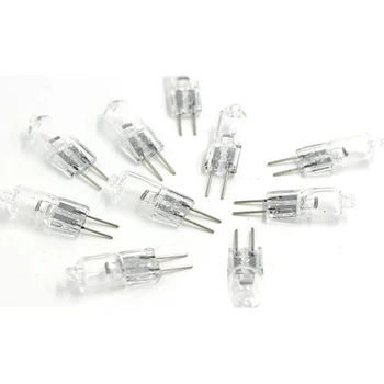 

NDTUSMZ 10pcs G9 G4 Halogen Capsule Light Lamp Bulb High Bright Warm White Decoration Halogen Lamp 12V/220-240V