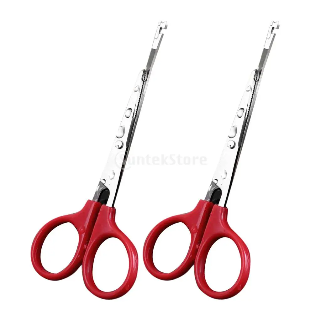 

Stainless Steel Fishing Pliers Split Ring Hook Remover Scissors Tackle