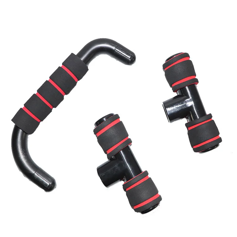 1pair I-shaped Push-up Rack Fitness Equipment Hand Sponge Grip Bars Muscle Training Push Up Bar Chest Home Gym Body Building push up bar folding push up board push up board push up stand