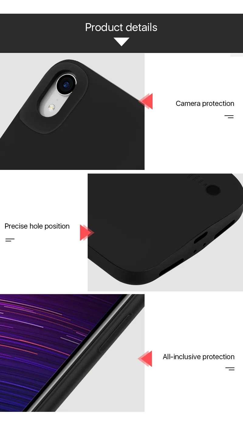 Чехол с аккумулятором 6000 мАч для Iphone XS MAX, 6,5 дюймов, чехол с аккумулятором 6,1 дюймов для IPhone XR, Внешний чехол с зарядным устройством