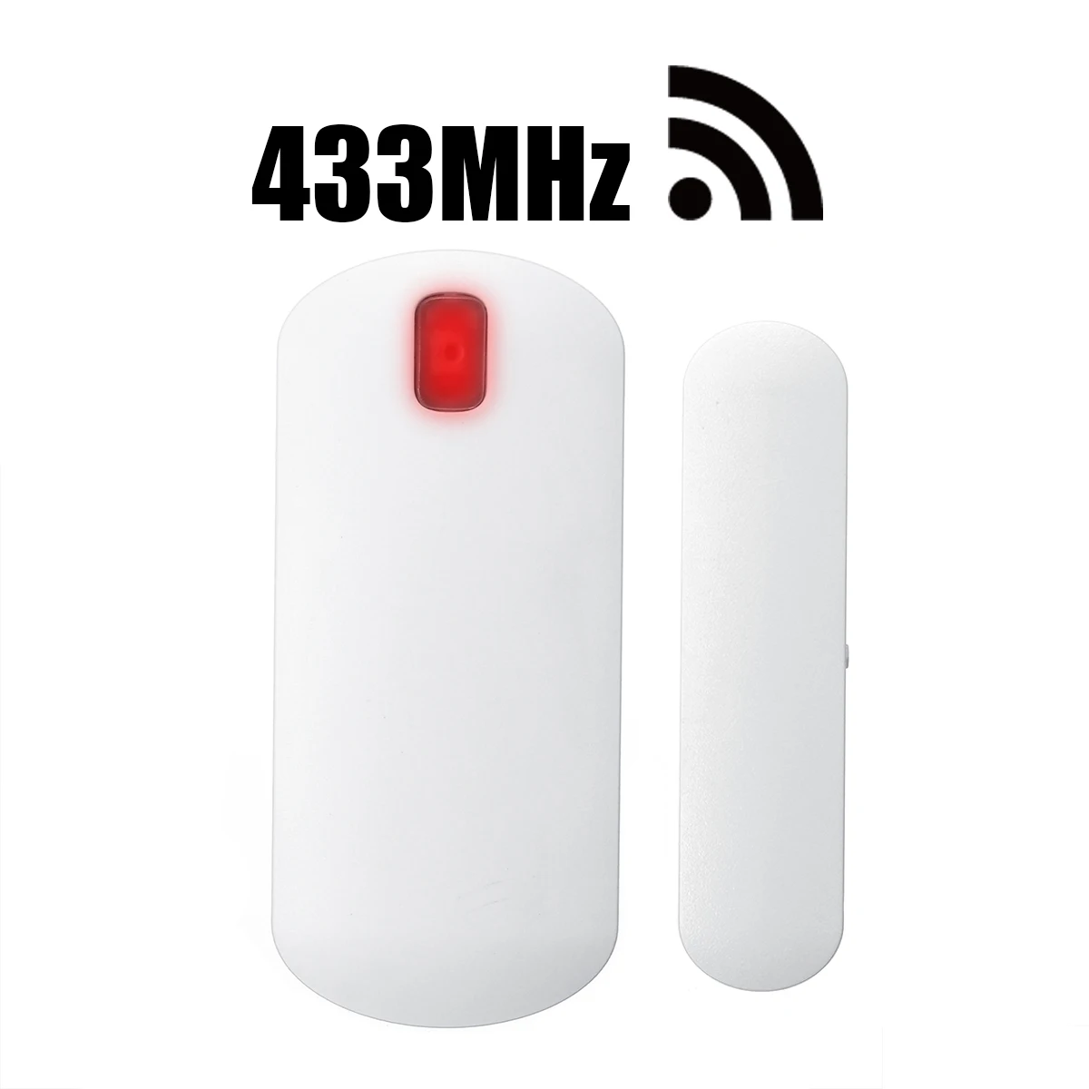 

433MHz Wireless Smart Warning Door Sensor Home Door Window Entry Alarm System Burglar Alarm Security Alarm System