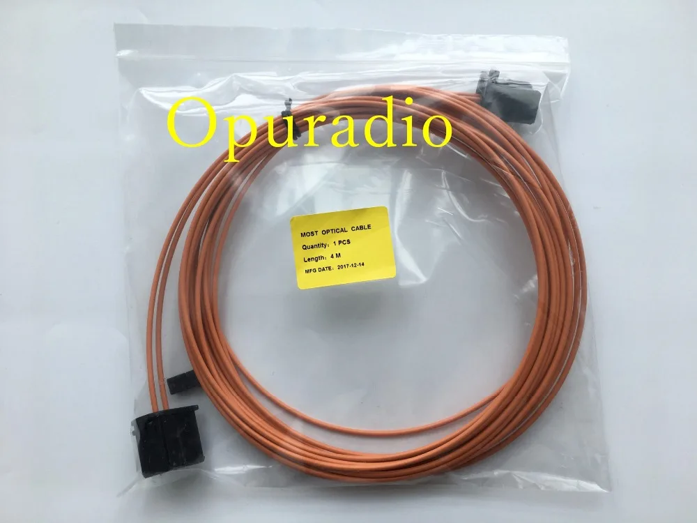 

MOST Optical Fiber Cable Connectors Male To Male For Audi BMW Ben etc. 400CM New Original