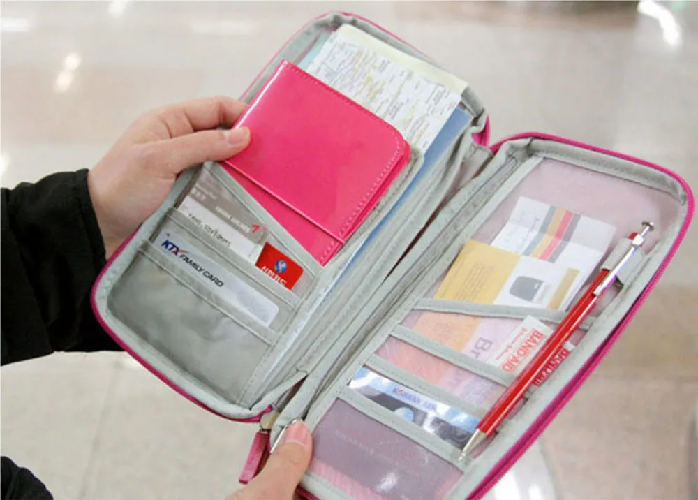Женский брендовый холщовый держатель для карт, дорожный органайзер для документов, кошелек для паспорта, ID, билетов, чехол для кредитных карт, сумка Tarjetero# T1P