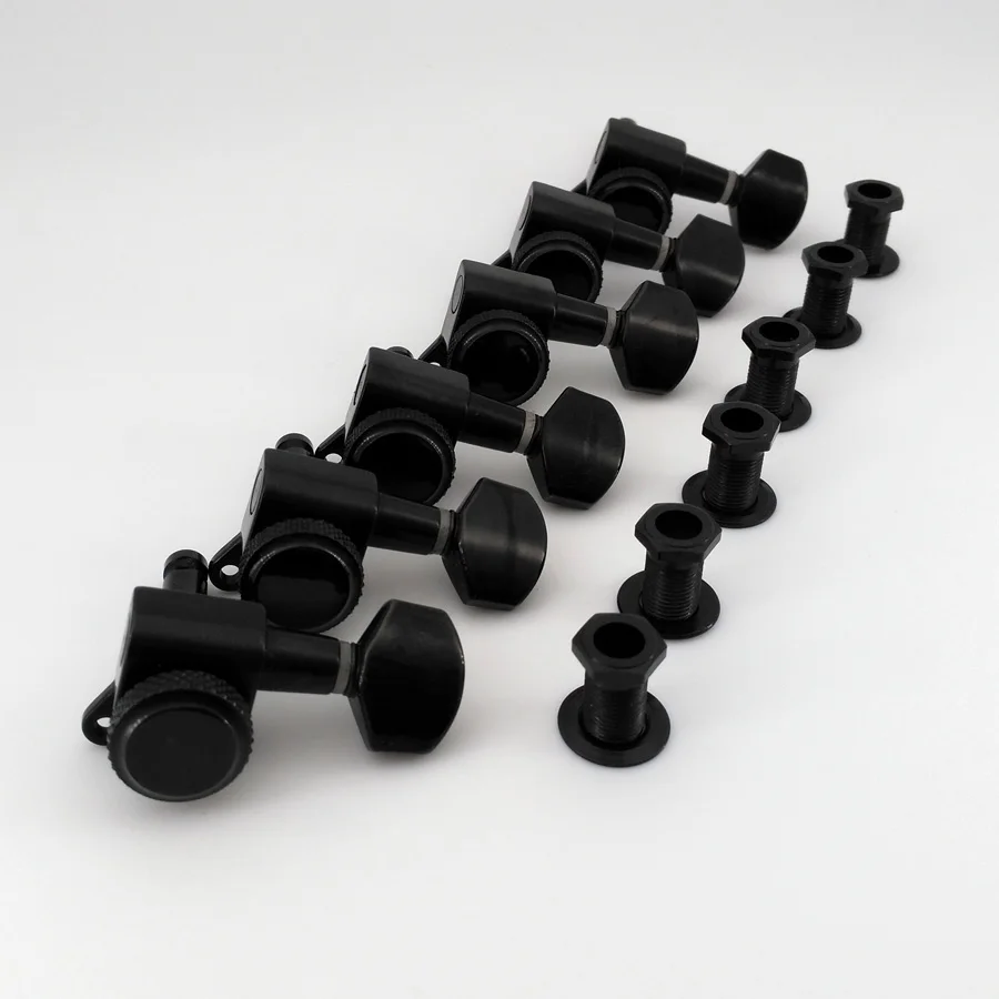 

Guitar Locking Machine Head Tuning Peg Tuners M6 Factory Wholesale Black Finish R6 for right hand guitar