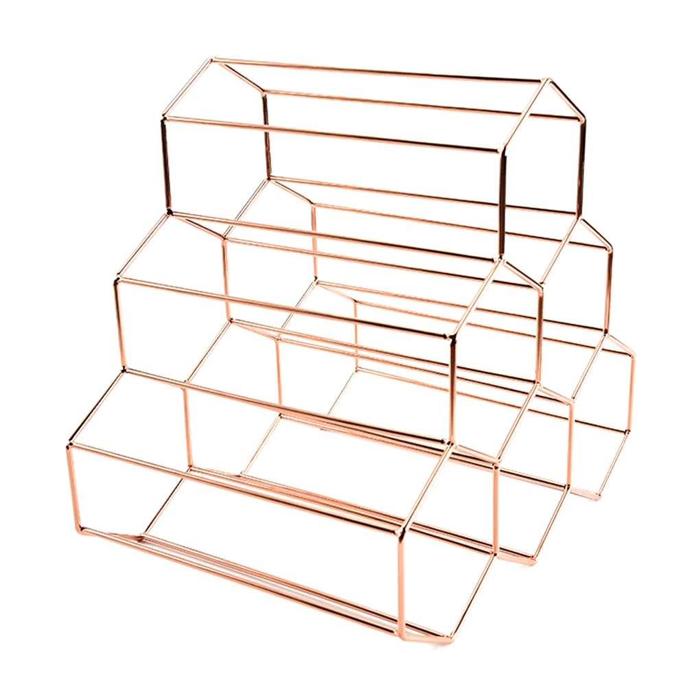 

Home Decorations Display Shelf Bar Beehive Shape Stand Rack Wine Rack Stackable Storage Organizer Bottle Stainless Steel