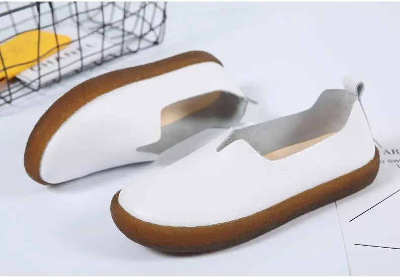 New arrival plus size loafers ladies shoes casual comfortable flats female shoes genuine leather shoes woman tenis feminino (28)