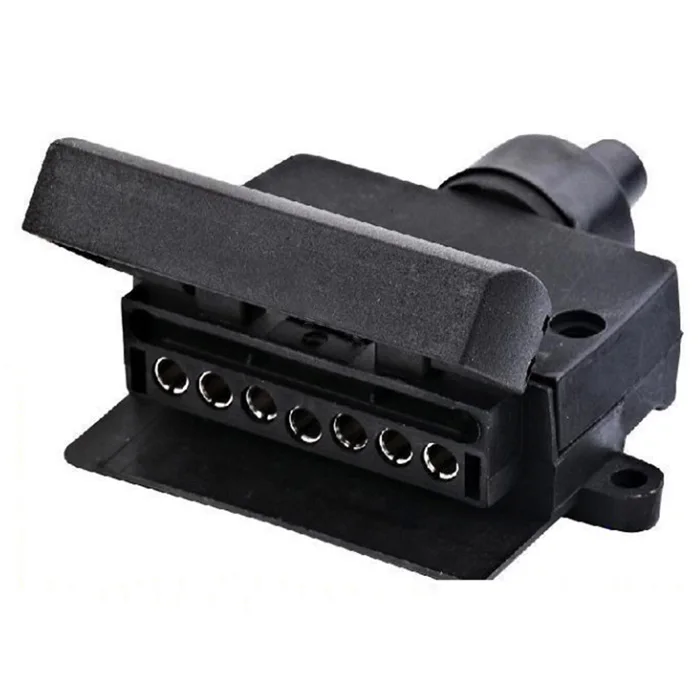 New Australian 7 Pin Flat Female Trailer Plug Adapter Light Connector For Caravan RV Boat Truck