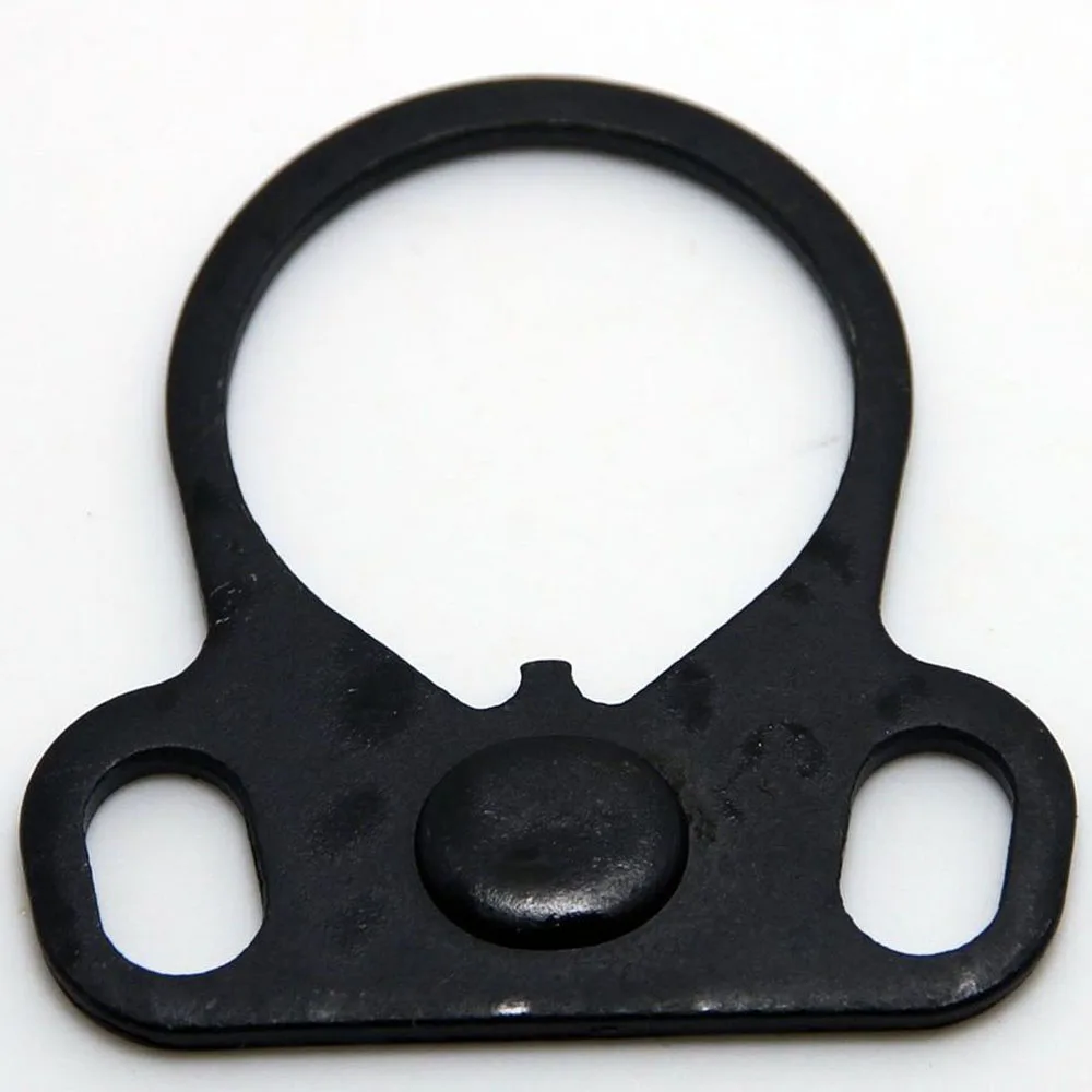 

.223 5.56 Rifle Shotgun Stock Buffer Tube Ambi Loop Sling End Plate Adapter
