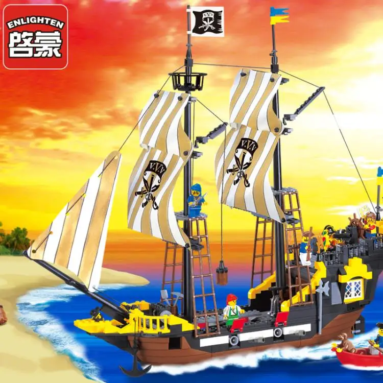 enlighten lego pirate ship