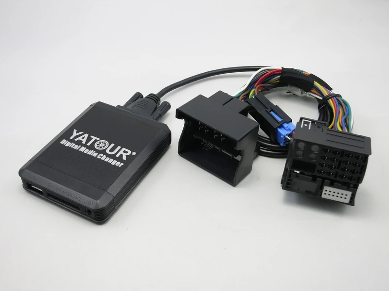 Yatour YT-M07 для IPod IPhone USB SD AUX цифрового мультимедиа усовершенствовать Renault VDO/Blaupunkt Quadlock 12pin Fakra 2009 машины MP3 Play