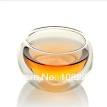 Горячая, 6 шт двухслойные Стеклянные чашки, термостойкие прозрачные стеклянные чашки для офиса и дома, для чая, кофе и воды