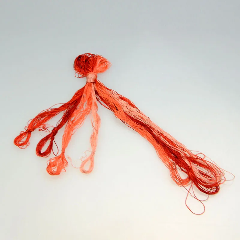 Популярный цвет 4 picese silk/Spiraea вышивка/Обычная цветная шелковая нить/шелковая вышивка ручной работы