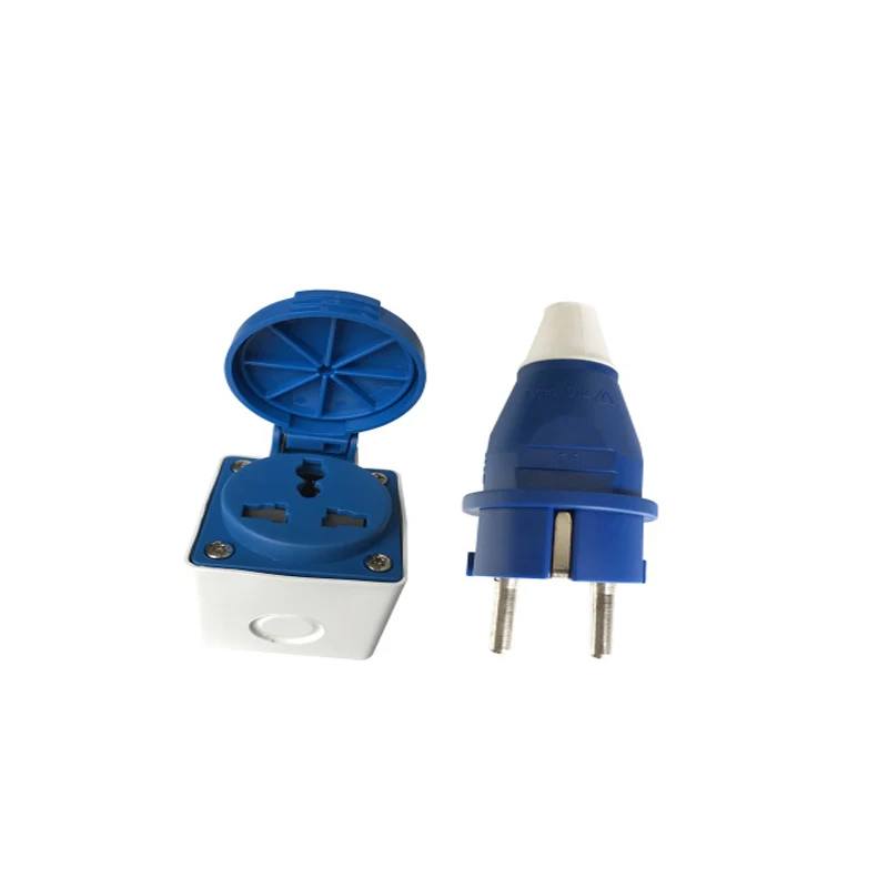 

IP55 2P +E Multifunction Waterproof Socket Wall-Mount Switch + EU Power Plug