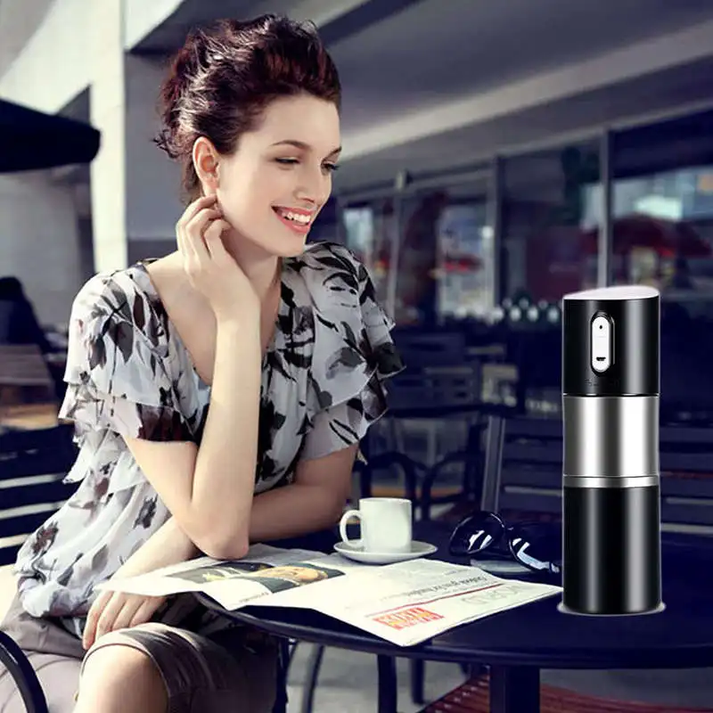 Портативная кофемолка, Автоматическая Эспрессо-машина, кофеварка с аккумулятором, дорожная кофемолка для H