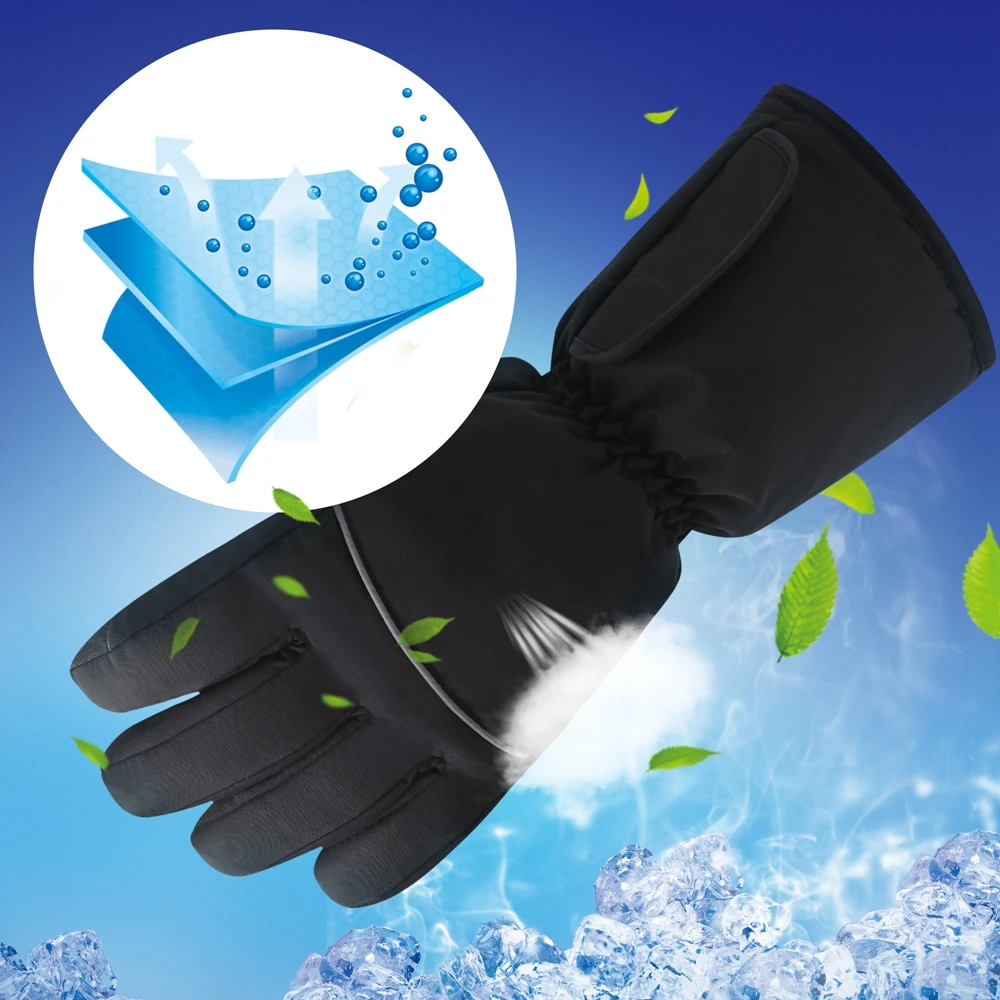 GlobalV перчатки с подогревом на электрической батарее для мужчин и женщин, для активного отдыха, мотоциклетные перчатки для катания на лыжах, пеших прогулок, теплые перчатки с подзарядкой