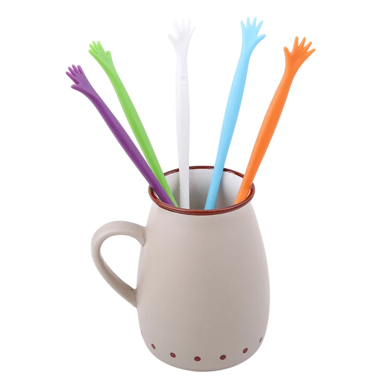 

5 Pcs A Pack HELP ME Coffee Stirrer Coffee Drinks Fruit Tableware Stir Bar Stick Mixing Restaurant Bar Kitchen Practical Tools