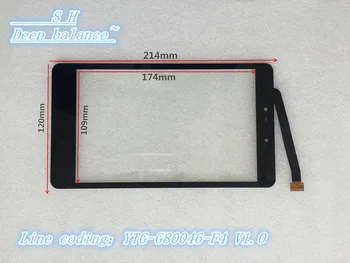 

Original 8-inch YTG-G80046-F4 V1.0 New tablet Touch screen Capacitor screen Digital Glass handwritten Outer screen