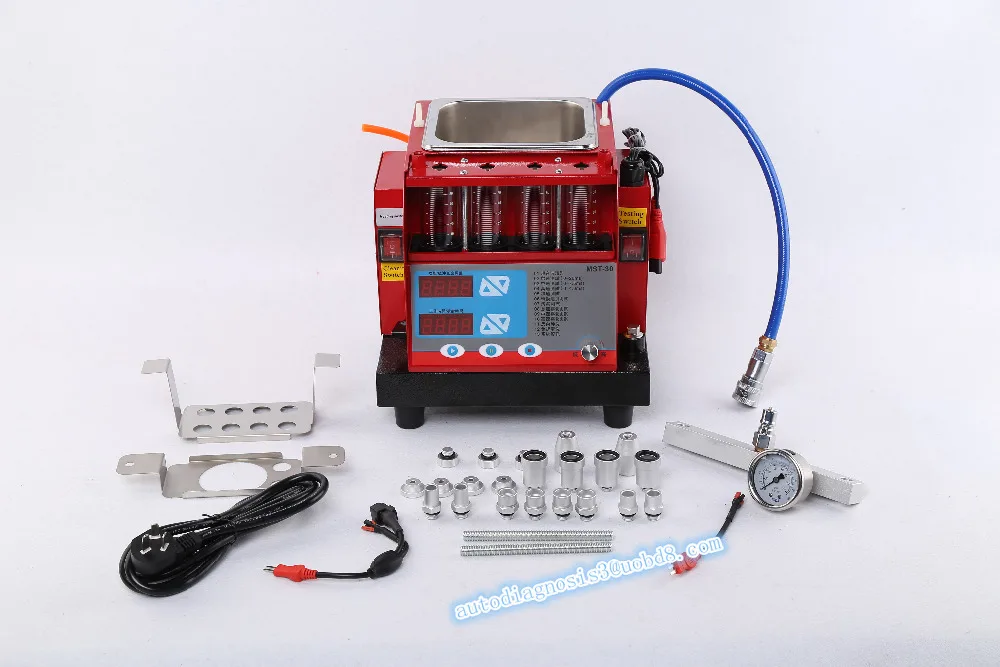 

Car Washing Tool 4 cylinder Fuel Injector tester & ultra Cleaner MST-30 nozzle washing machine Function the same as CNC602A