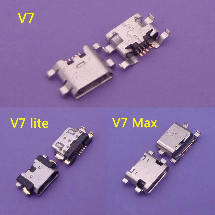 

2pcs USB Dock Charging Port Microphone Connector For ZTE Blade V7/V7 lite/V7 max Ribbon Replacement parts