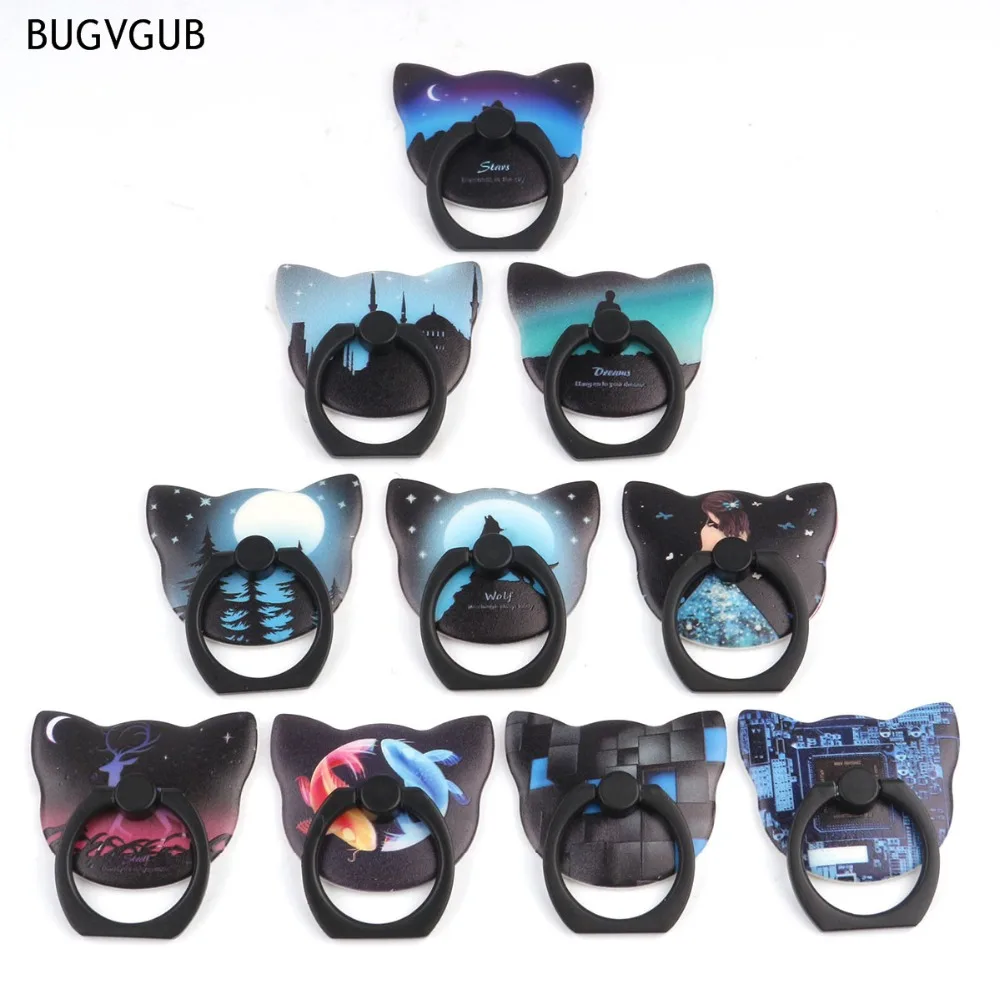 

Luminous Bracket Mobile Phone Ring Buckle Custom Universal Holder 360 Rotation Lazy Ring Metal Buckle Solid Color Phone Grip
