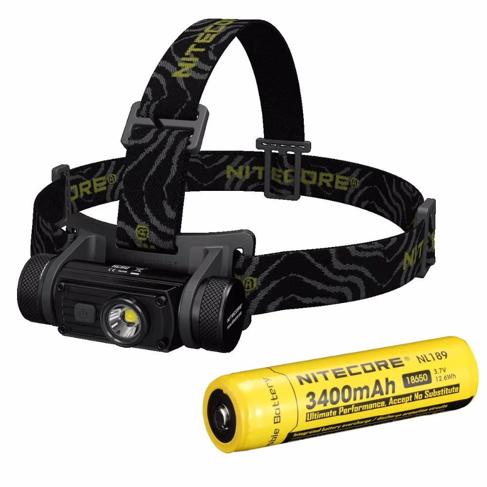 2016 новое поступление Nitecore HC60 налобный фонарь CREE XM-L2 U2 1000 люмен Водонепроницаемый