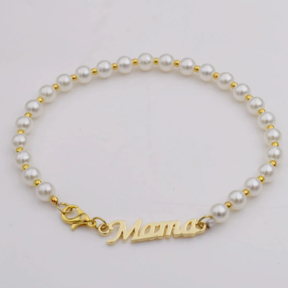 

Fashion Pearl mama bracelet new mum gift, mama gift, mothers day gift