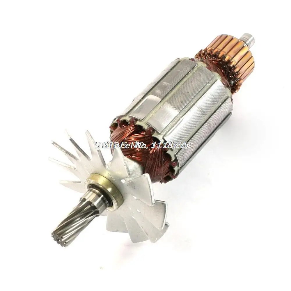

AC220V Polishing Machine Part 11 Teeth Shaft Armature Rotor for Makita 9218PB