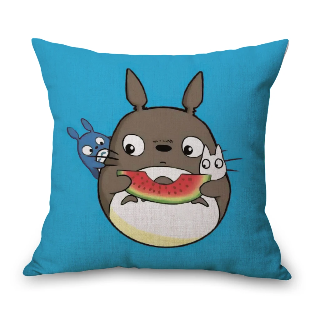 Hayao Miyazaki Tonari no Totoro наволочка для тела льняная кровать подушки путешествий дивана