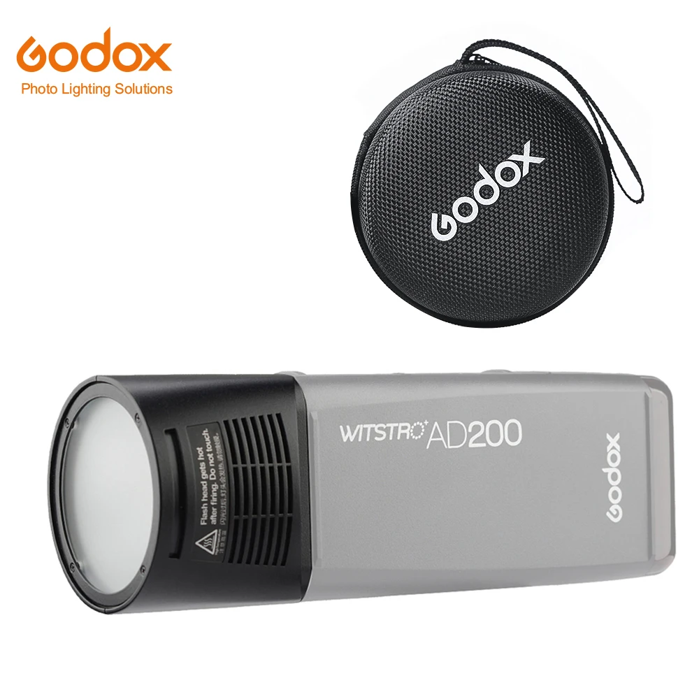 

Godox H200R Ring Flash Head Separation Extension Head Portable with Spiral Flash for Godox AD200 Flash