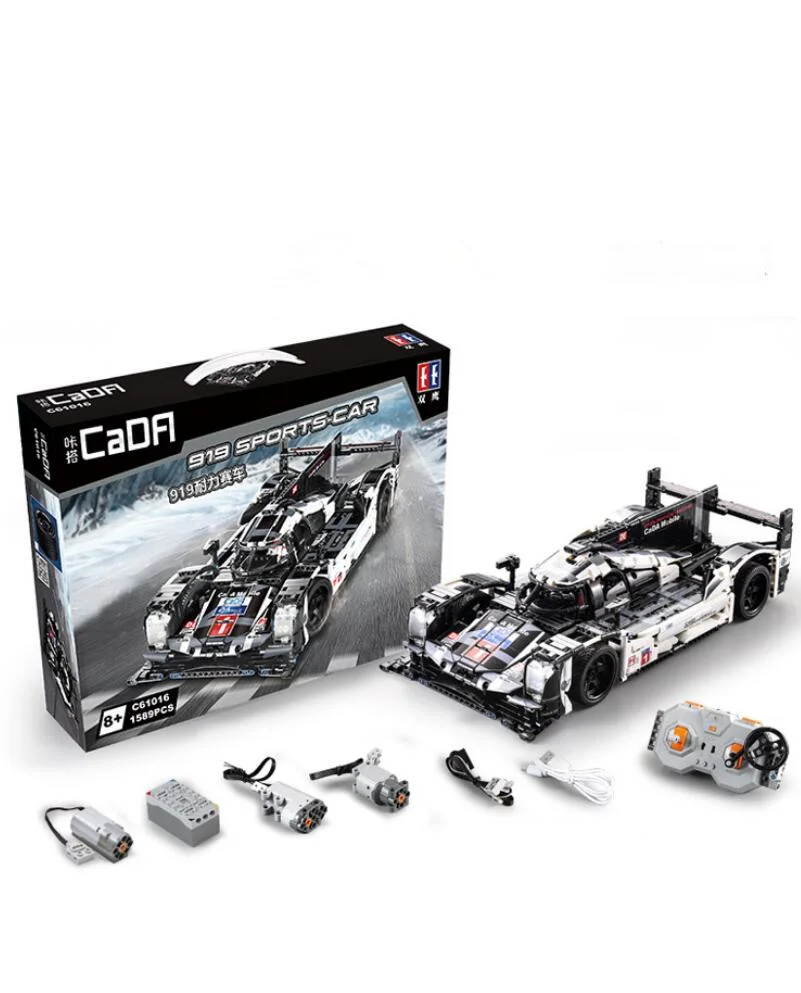 

New C61016 Technic series the Hybrid Racing car Motorized Model Building Blocks classic car-styling MOC-5530 Toys
