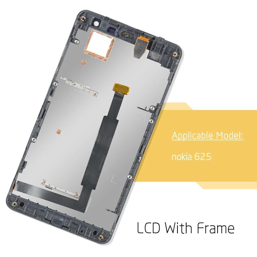 100% протестированный для NOKIA Lumia 625 LCD сенсорный экран дисплей дигитайзер сборка