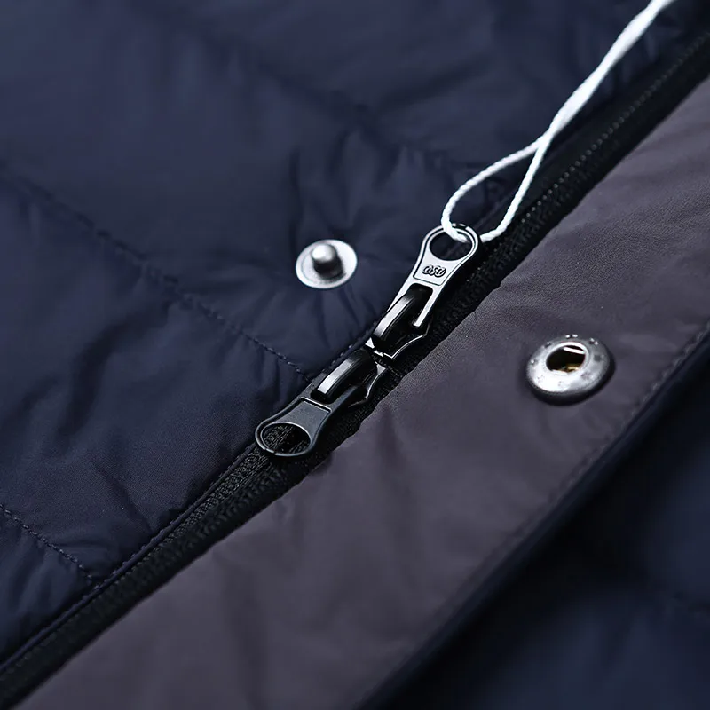 À Hiver 8051 5089 Capuche Doudoune Veste B70131111 8056 Supérieure Manteau Bosideng longue 90Canard Bouton Parka Qualité Couvert Mi Décontractée E2IWD9H