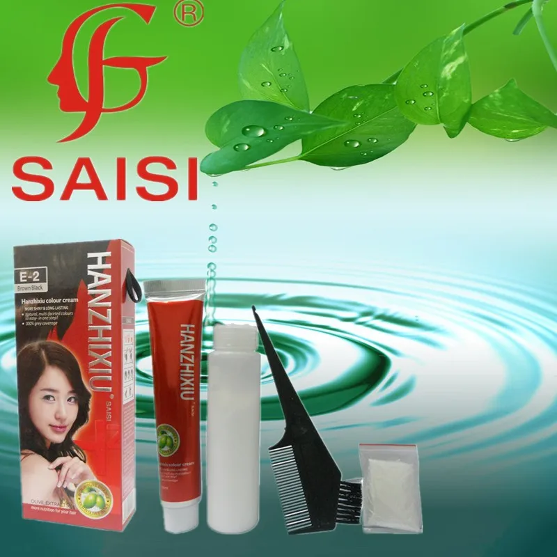 E-2 BROWN BLACK hanzhixiu colour cream_