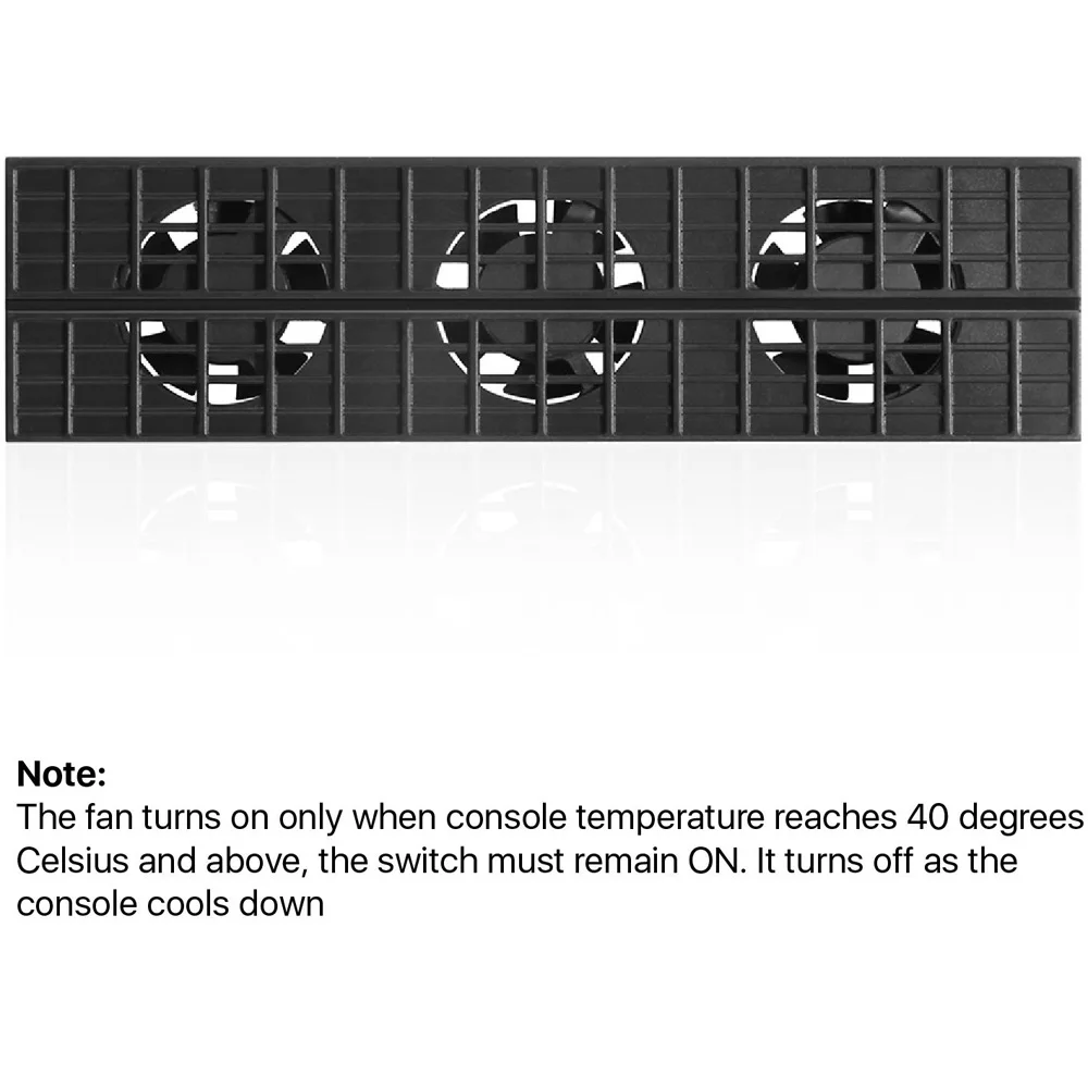 Jrgk Ps4 Slim Cooling Fan Console Cooler Smart Thermostat 3 Fans System Station For Sony Playstation 4 Ps4 Slim Heat Dissipation Stands Aliexpress