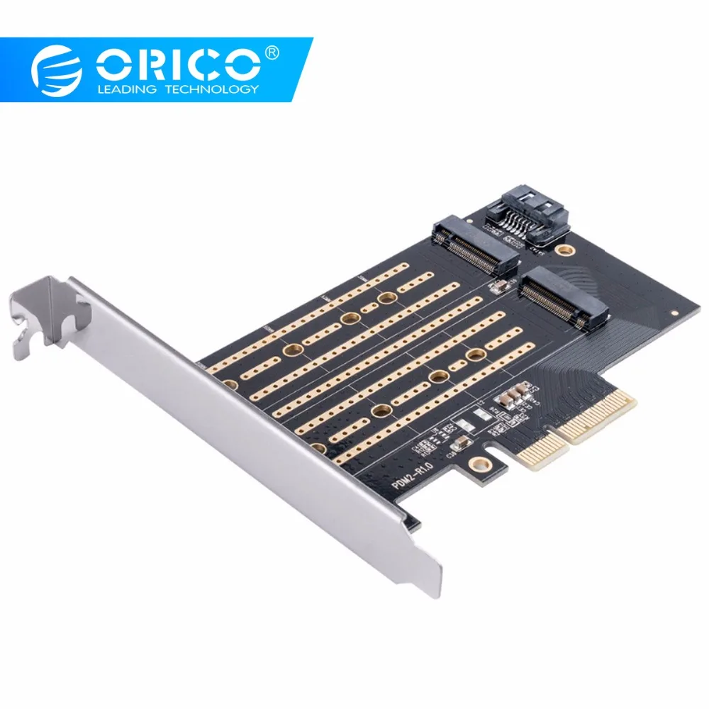 ORICO Super Скорость PCI-E ExpressCard M.2 NVME к PCI-E 3,0X4 Post Card M.2 м б ключ Интерфейс Поддержка 2230 2242 2260 2280 4 ТБ SSD