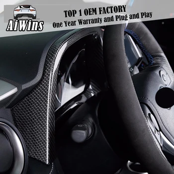

Car styling Instrument Dashboard Frame Cover Trim For Toyota RAV4 2016 2017 Interior Instrument Cover Trim Auto ACCESSORIES