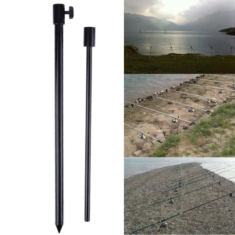 New 30 50cm Standard Carp Fishing Bank Sticks Rod Pod Aliminium Alloy