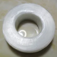 Волоконно-оптический кабель с 3x0,75 мм Блестящий волоконно-оптический с наружной прозрачной ПВХ курткой 500 м/рулон