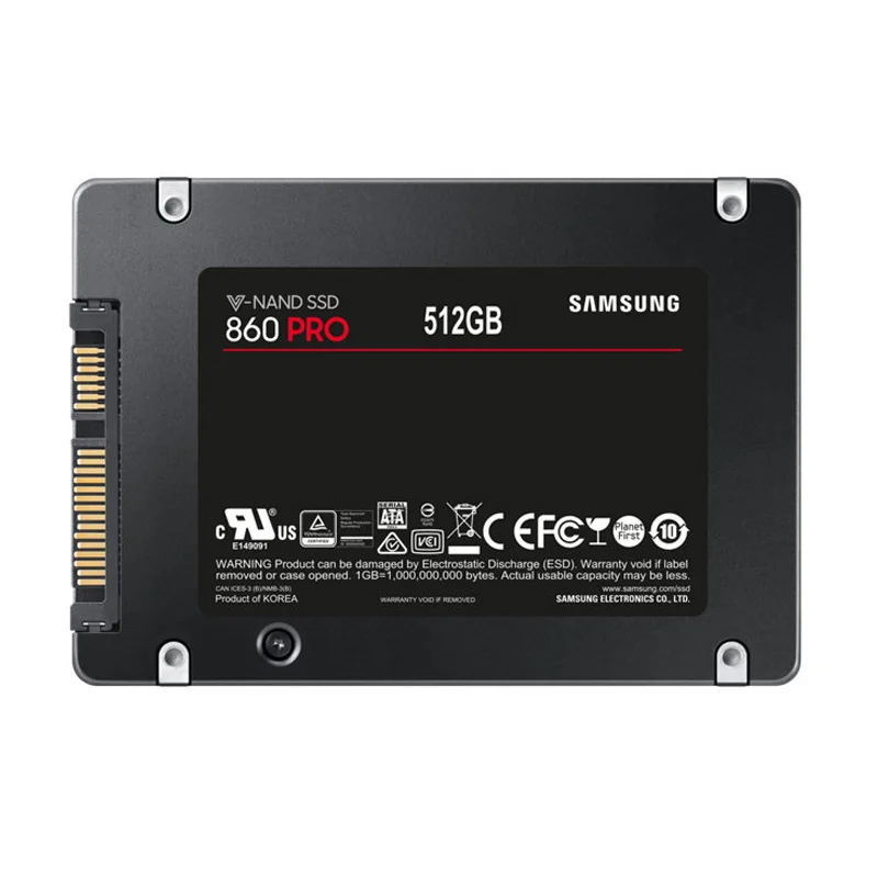 samsung внутренний SSD 860PRO MZ-76P256B/MZ-76P512B/MZ-76P1T0B 256G/512G/1T 2,5 дюйма SATA твердотельный накопитель для ноутбука