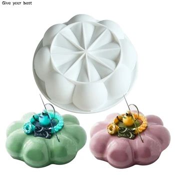 

Daisy Petals Flower Cake Mold For Bakeware Dessert Mousse Homemade Baking Pan Decorating Tools Moulds