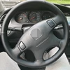 Black Artificial Leather Car Steering Wheel Cover for Honda CRV CR-V 1997-2001 Accord 6 1998-2002 Odyssey 1998-2001 Prelude ► Photo 3/6