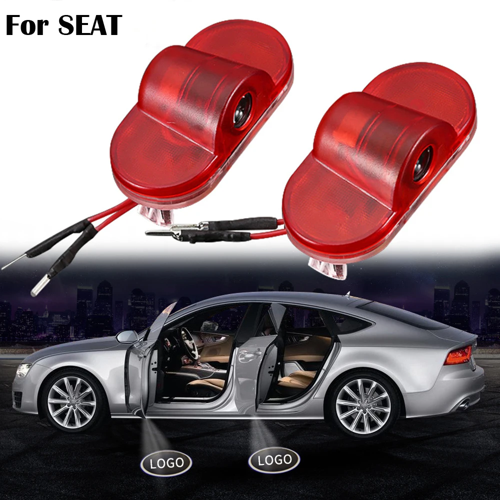 2 قطعة سيارة ترحيب ضوء ل مقعد شعار LED الباب ضوء الليزر مصابيح جهاز عرض مصباح إشارة ل مقعد Alhambra ليون MK1 سيارة -التصميم 2 قطعة سيارة ترحيب ضوء ل مقعد شعار LED الباب ضوء الليزر مصابيح جهاز عرض مصباح إشارة ل مقعد Alhambra ليون MK1 سيارة -التصميم