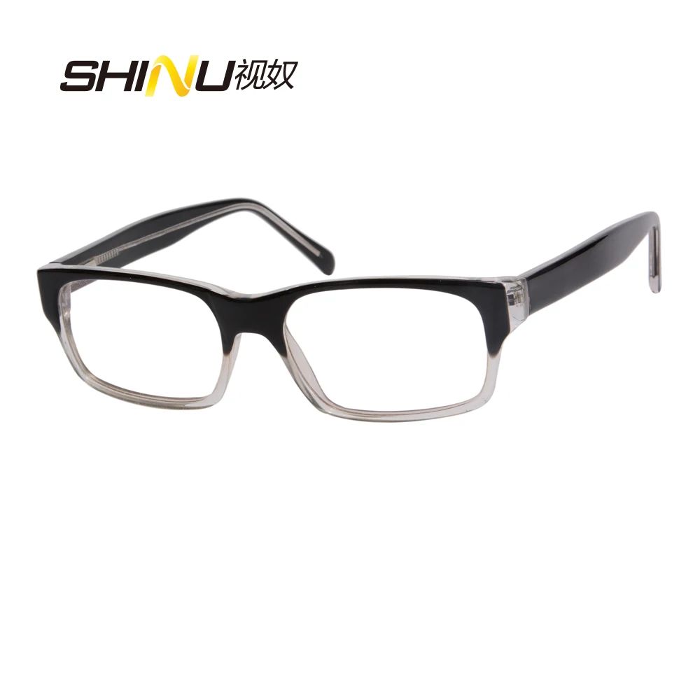 Square Blue Light Protection Reading Glasses Antifatigue Far Sighted