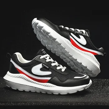 

Vogue Nice Spring Autumn New Casual Shoes Men Walking Footwear For Male Printed Flats Plus Size 66 Ayakkabi Comfortable Sneakers