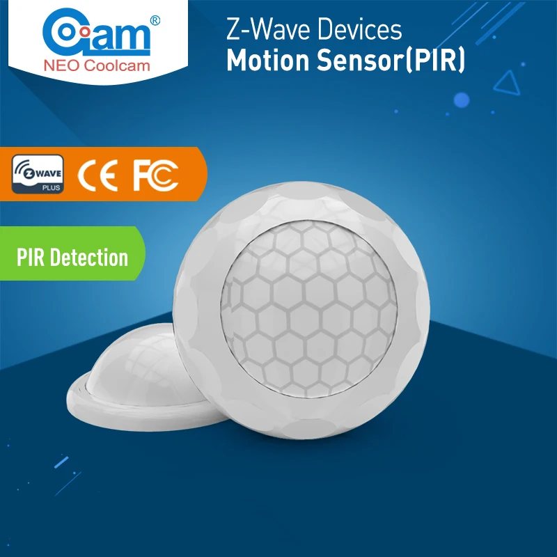 NEO COOLCAM Z-Wave Plus PIR Motion Sensor Detector Smart Home Z wave Home Automation Alarm System Building Automation