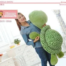 Огромный 120 см черепаха плюшевые игрушки большая голова черепаха куклы подушка, Рождество подарок w1903